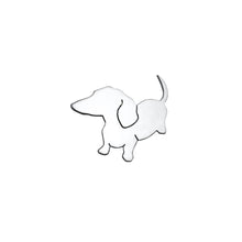 Load image into Gallery viewer, Dachshund Brooch - Silver |Up - WeeShopyDog
