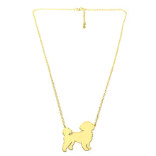 Load image into Gallery viewer, Shih Tzu Necklace - 14K Gold-Plated Pendant - WeeShopyDog
