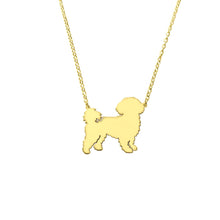 Load image into Gallery viewer, Shih Tzu Pendant Necklace - 14K Gold-Plated - WeeShopyDog
