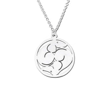Load image into Gallery viewer, Dachshund Yin Yang Pendant Necklace - Silver/14K Gold-Plated - WeeShopyDog
