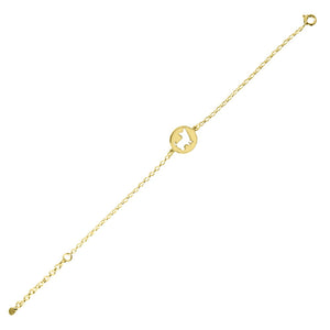 Yorkie Bracelet - 14K Gold-Plated Charm - WeeShopyDog