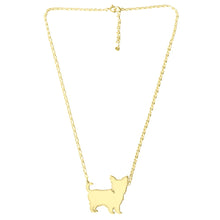 Load image into Gallery viewer, Yorkie Necklace - 14K Gold-Plated Pendant - WeeShopyDog
